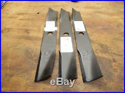 Wheel Horse 520-H 42 Mower Deck Blades HEAVY DUTY SET OF 3-NEW-MADE IN U. S. A