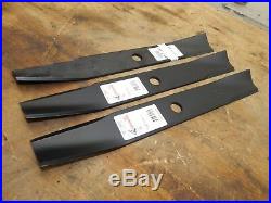 Wheel Horse 520-H 48 Mower Deck Blades HEAVY DUTY SET OF 3-NEW-MADE IN U. S. A