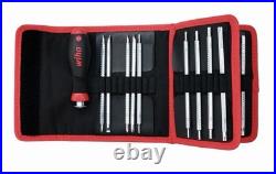 Wiha 15 Piece Drive Loc VI Combination Blade Set With Pouch 28189 New