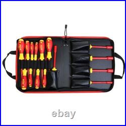 Wiha 32190 Slotted, Phillips and Inch Insulated Screwdriver Set, 1, Multi
