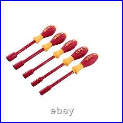 Wiha 32190 Slotted, Phillips and Inch Insulated Screwdriver Set, 1, Multi