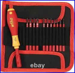 Wiha Insulated Slimline Interchangeable Blade Set, 12 Piece