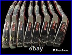 Wilson Staff Gooseneck Iron Set 3-PW Regular Flex New Condition Forged Iron Set
