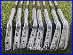 Wilson Staff Tour Blade FG-17 Iron Set 3-PW / VGC / NEW GRIPS / sa6160