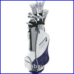 Wilson Womens Ultra RH Beginners Golf Club Set 9 Clubs 3 Head Covers 1 Bag Right