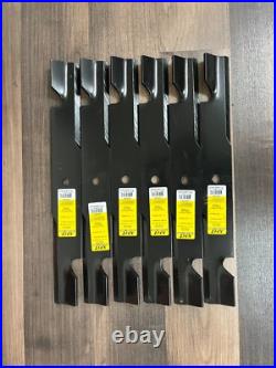 XHT Blade Set of 6 60 Cut 20 1/2 Long 5/8 High Lift For Several Models