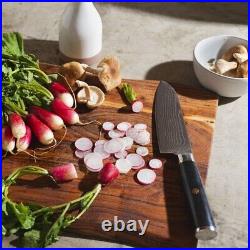 Yatoshi Magnetic Japanese 67 Layer Damascus Knife Block 6-Pc Set, NEW IN BOX