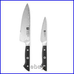 Zwilling Kanren 6 Chef's Knife & 4 Pairing Knife 2 Pc Damascus Blade Prep Set